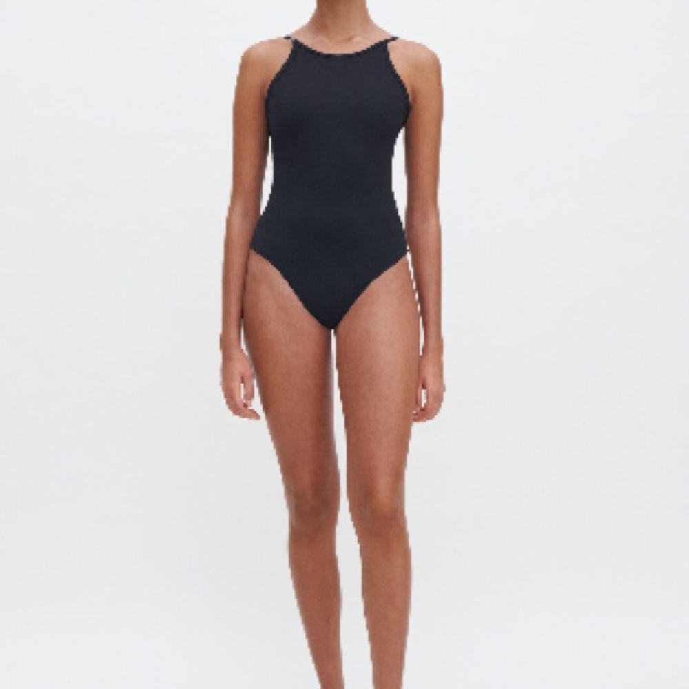 Filippa K Classic Black Swimsuit Sz. Medium